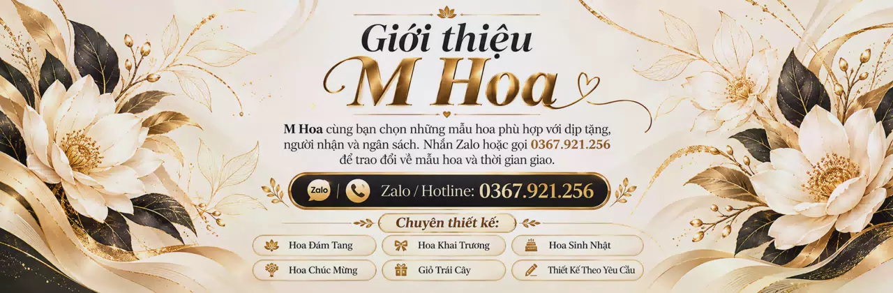Ảnh bìa Shop hoa tươi Xã Giang Thành An Giang - Hoa cho những dịp đáng nhớ